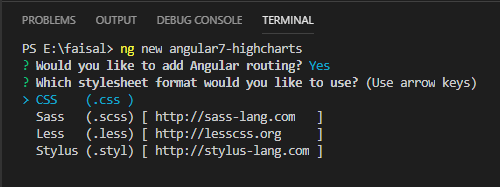 Creating Chart In Angular 7